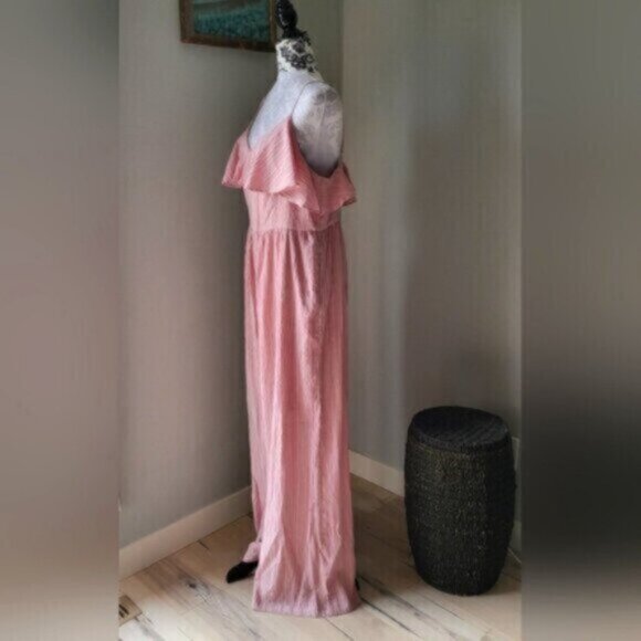 Pink Wide Leg Pantsuit / Jumpsuit NWT Women's Sz XL - Picture 7 of 16